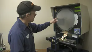 Getting a Clearer Picture of a part with An Optical Comparator