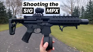 Shooting one of the Most Ergonomic SMG’s - SIG MPX