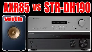 Cambridge Audio AXR85 vs Sony STR-DH190 Comparison with KEF LS50Meta [Blind Test] [Marantz PM7000N]