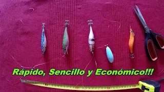 Aparejo para pesca de Cefalópodos Sepia Calamar Pulpo