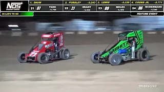 HIGHLIGHTS: USAC NOS Energy Drink National Midgets | Sweet Springs Motorsports Complex | 9-10-2022