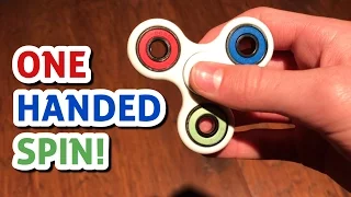 How to Properly Spin a Fidget Spinner with One Hand! (You Have Been Spinning a Fidget Spinner Wrong)