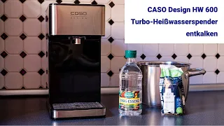 CASO HW 600 Turbo Heißwasserspender entkalken