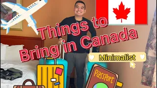 What to pack / Things to bring in Canada (Vlog3)