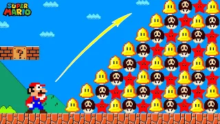 Can Mario Collect 999 Custom Power-UP Items in New Super Mario Bros.Wii?? | Game Animation