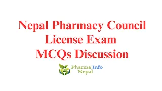 Pharmacy License Exam MCQs Discussion Class - 9