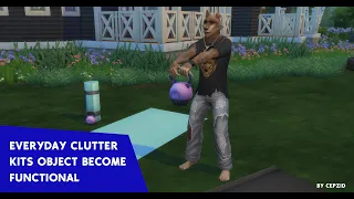 The Sims 4 Everyday Clutter Kits Object Become Functional Mods