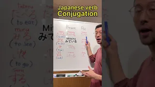Japanese verb conjugation!!🇯🇵  #Shorts