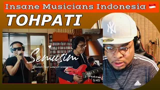 Tohpati feat Sandhy Sondoro " Semusim" musisi Indonesia yang sangat berpengaruh (Reaksi Gitaris)