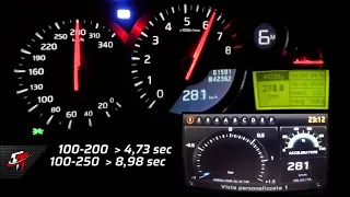 Nissan GT-R Stage3 850HP With EFR6758 Turbos @ 1.7bar By TopTuning Treviso - Acceleration 100/300kmh
