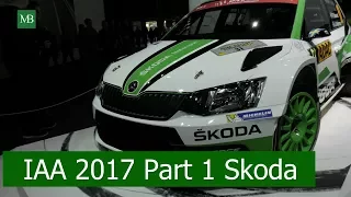 Frankfurt Auto Show IAA 2017 Part 1 Skoda #Car