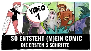 So entsteht ein Comic – mein Comic-Zeichen-Prozess: die ersten 5 Schritte