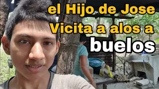 el hijo de Jose Vicitando alos a buelos Woow 😱