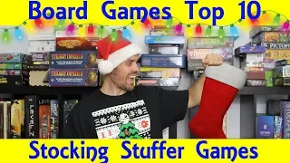 Top 10 Stocking Stuffer Board Games