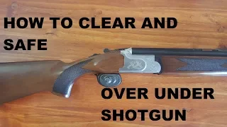 Gun Safety: Unload and Lock an Over/Under shotgun