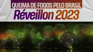 RÉVEILLON 2023: Queima de fogos pelo Brasil // TV Globo