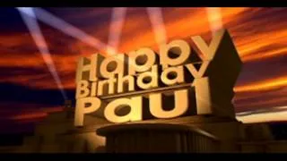 Happy Birthday Paul