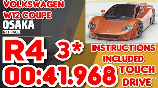 Asphalt 9 - VOLKSWAGEN W12 COUPE Grand Prix Round 4 - 00:41.968 - 3⭐ Touchdrive Instructions