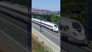 🇪🇸 Spain's Renfe AVE Train - Part 5 of 5 - I ❤️ 🚄 High-Speed Trains! #shorts