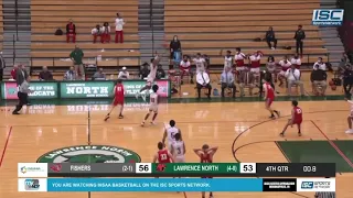 Donaven McCulley’s Crazy Buzzer-Beater Forces OT - Lawrence North vs Fishers, 12/22/2020