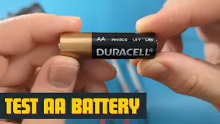 How to Test AA Battery With Multimeter