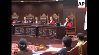 Court rejects Bali bombers claim that execution by firing squad unconstitutional