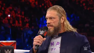 WWE FULL SEGMENT - Edge returns to Monday Night Raw: Monday Night Raw November 29th 2021 WWE2K20 HD