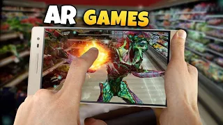 Top 10 Best New Augmented Reality Games For Android 2021 (AR GAMES)