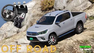 GTA 5 Pakistan | Toyota Hilux Revo Off-Road | Logitech g27 | Urdu