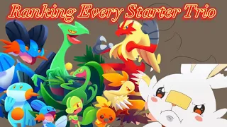 Ranking every Pokémon starter trio from Worst to Best