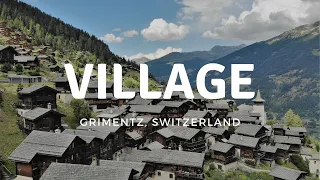 Charming village of Grimentz in Summer