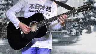 OST Lineage II - Dwarven Village (Acoustic Guitar Cover by カツ)