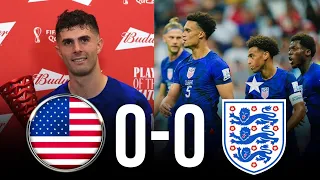 (🇺🇸) USMNT 0-0 ENGLAND: The US OUT CLASS and OUT PLAYED The England National Team ￼