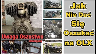 Oszust na OLX - Rama Silnik Harley WLA - Okazja - Zobacz Jaki Wyrok Zasądził Sąd