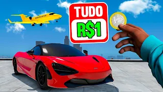 POSSO COMPRAR TUDO POR APENAS 1 REAL NO GTA 5