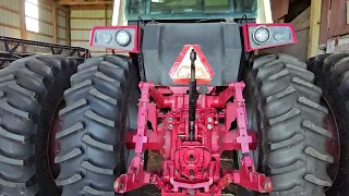 Farm equipment and barn tour.