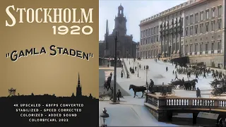 Stockholm 1920: Gamla Staden - Remastered 4K 60fps