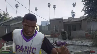 GTA V - Knife Fight with Ballas