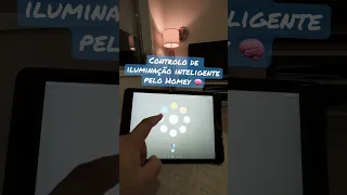 Controlar ILUMINAÇÃO de CASA INTELIGENTE pelo Homey (iPad)🔥 #casainteligente #domotica #alexa #tech