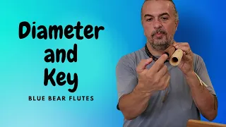 Blue Bear Flutes Native American Flutes - Different Diameter, Same Key