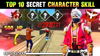 Secret 500 Unlimited HP Character Combination 😱 || Best Character Combination || Free Fire