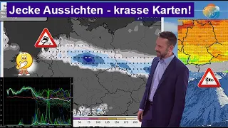 Jecke Aussichten - krasse Karten (kann der Winter warten?)! Wetter- & Windvorhersage 05.-11.02.2024.