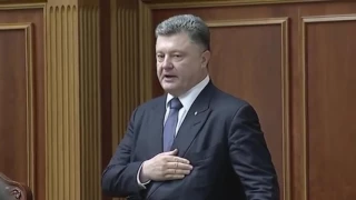 ПОРОШЕНКО ПОЕТ Гимн РОССИИ и РЕП