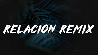 Sech, Daddy Yankee, J Balvin ft  Rosalía, Farruko - Relación Remix (Lyrics)