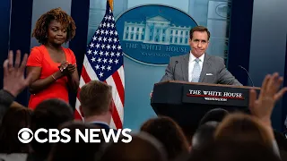 White House holds briefing as Israel vows retaliation for Iran attack | full video