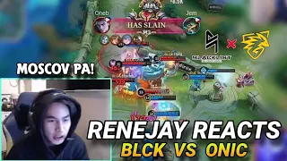 RENEJAY'S FULL GAME REACTION ON BLACKLIST VS ONIC