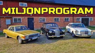 Vårfix, uppstart och miljonsnack. Mercedes-Benz 180 Ponton etc