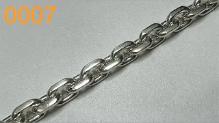 Ювелирка 0007 - Серебряная  якорная  цепь на 100 грамм