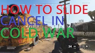 You CAN SLIDE CANCEL in Cold War! (How to slide cancel in Black Ops Cold War - Tutorial)