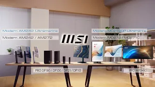 Latest Business All-in-one PCs, Desktops, and Monitors | Product Launch Event 2022 | MSI